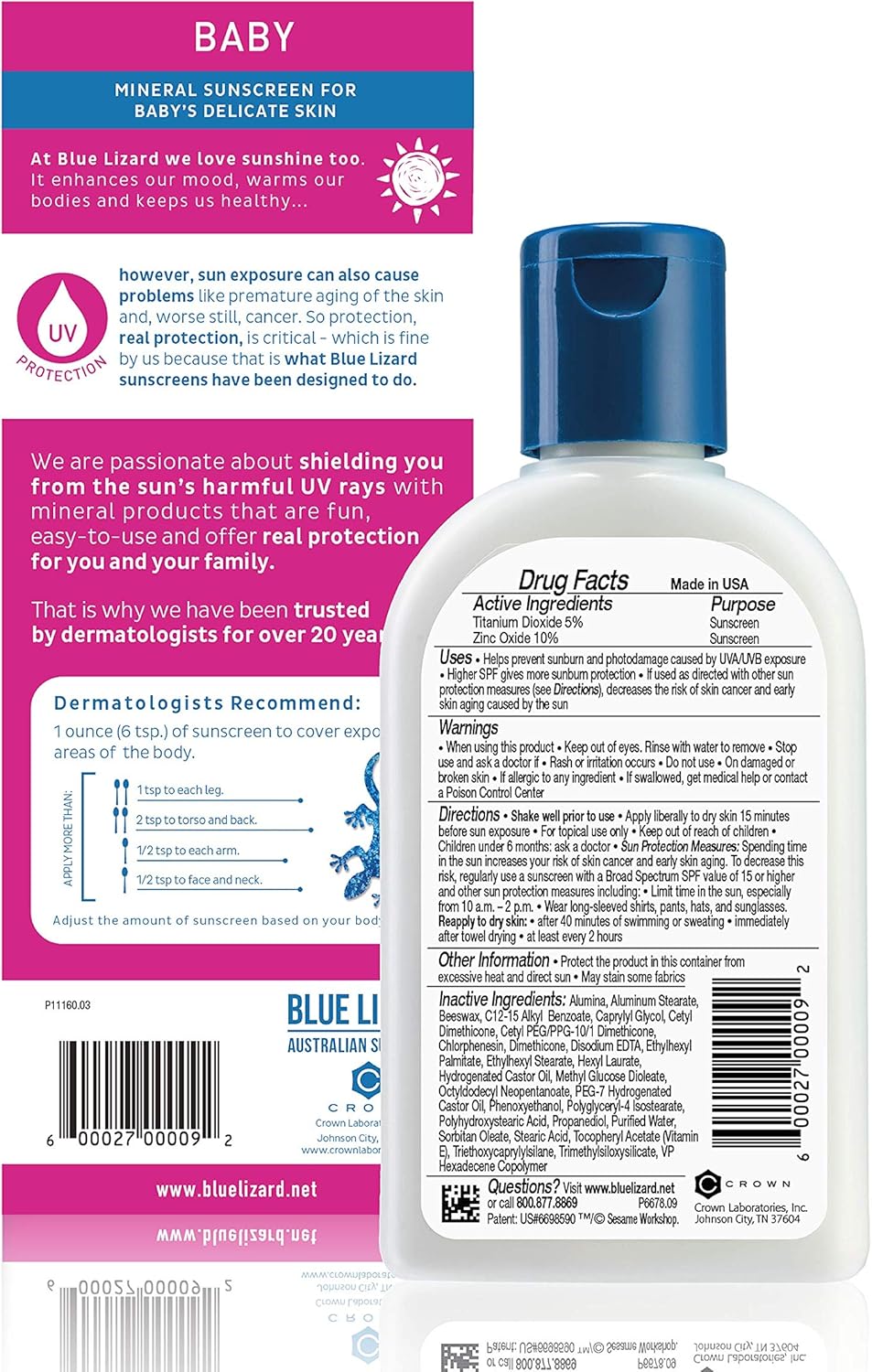 ewg blue lizard baby