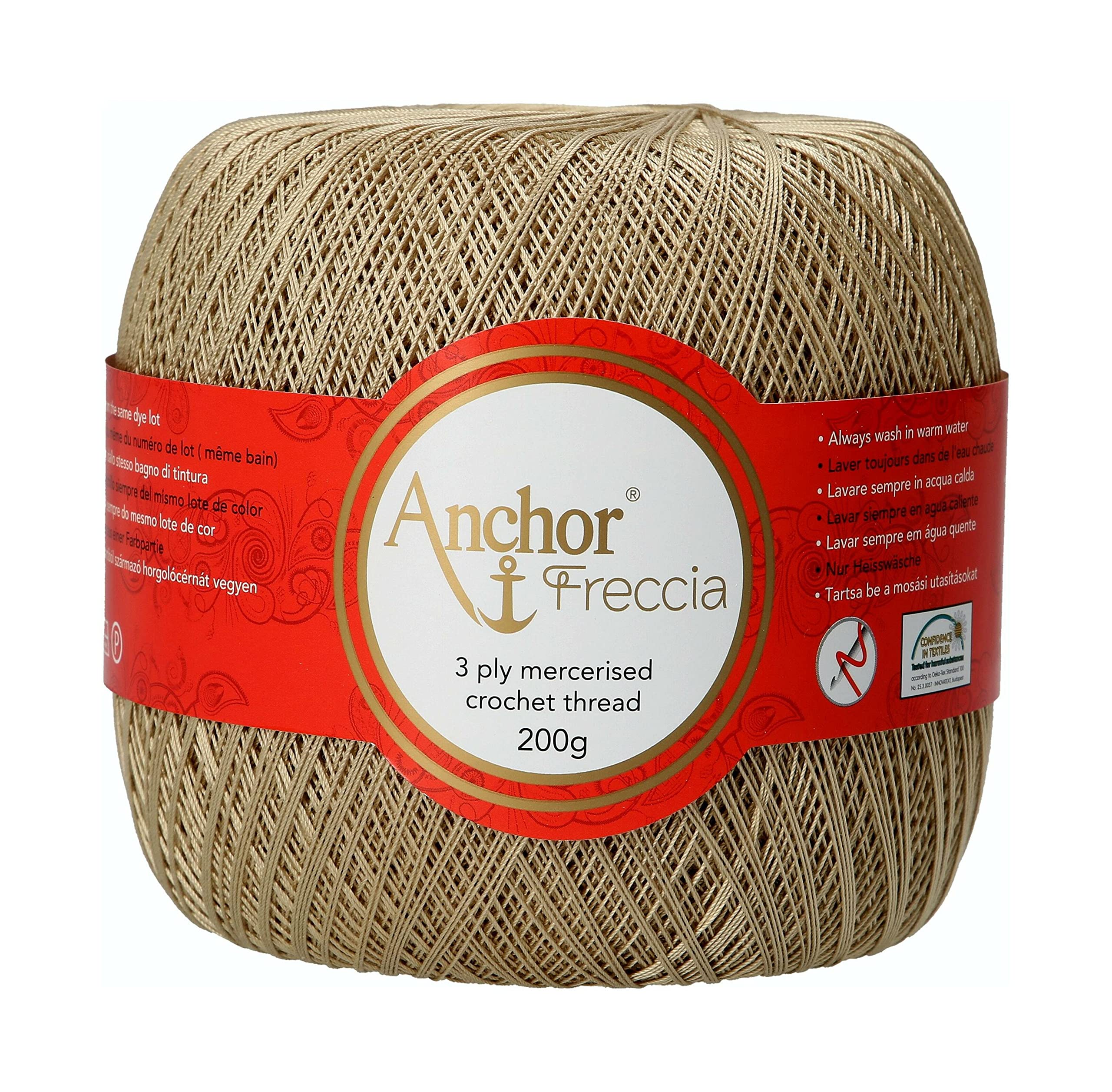 Anchor Crochet Yarn, Cotton, 831, Stärke 20