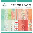 ColorBok 73490A Designer Paper Pad Mint Julip, 12" x 12"