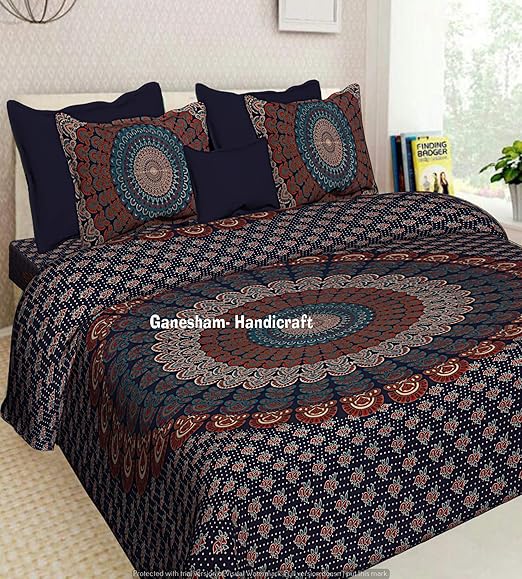 Amazon Com Vedant Designs Indian Silver White Ombre Mandala Full Size Comforter Hippie Boho Cotton Doona Duvet Cover Indian Comforter Mandala Hippie Bohemian Queen Quilt Cover Set Multi Home Kitchen