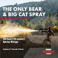 SABRE Frontiersman MAX Bear Spray – 40 ft