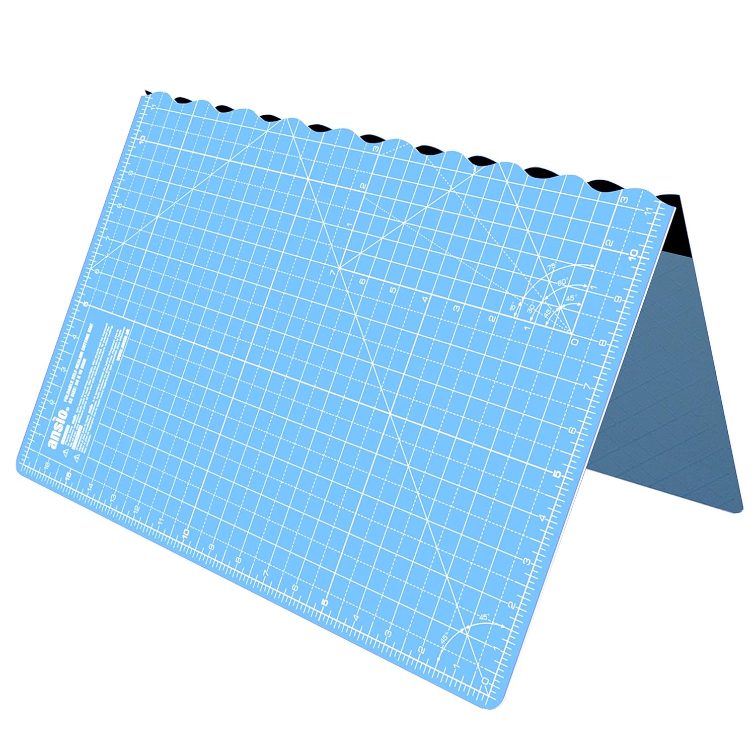 ANSIO A2 Foldable Self Healing Cutting Mat Imperial 23 Inch x 17 Inch