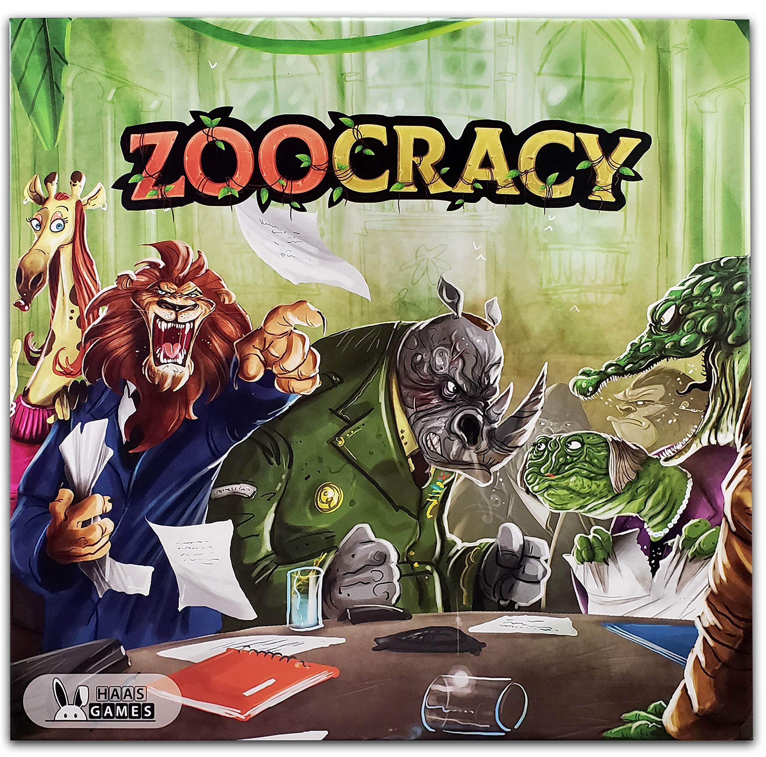 Zoocracy - Political Strategy Game by Haas Games (2-6 Players, Ages 12+)