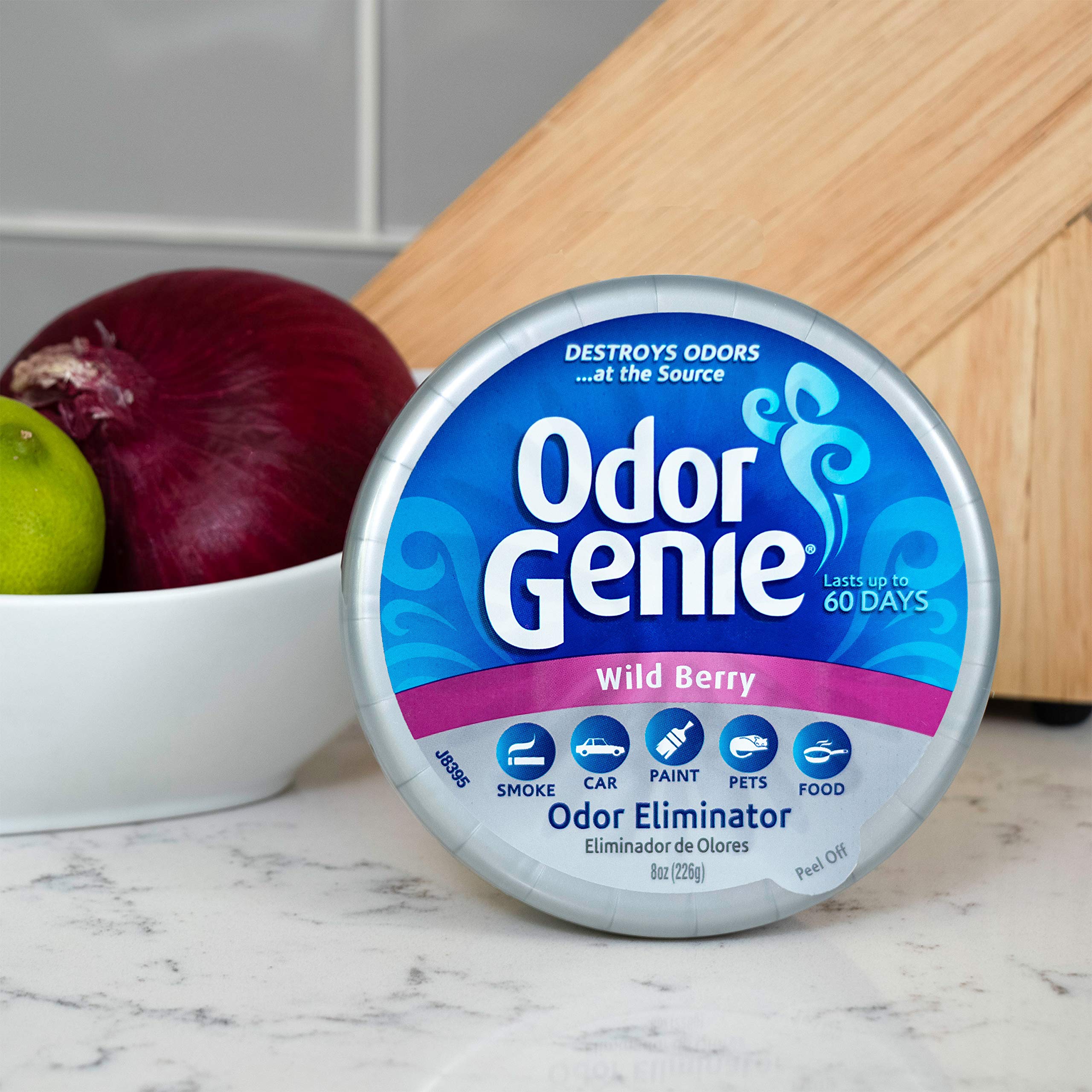 Odor Genie - Odor Eliminator with Wild Berry Fragrance - 8 oz, (FG69H)
