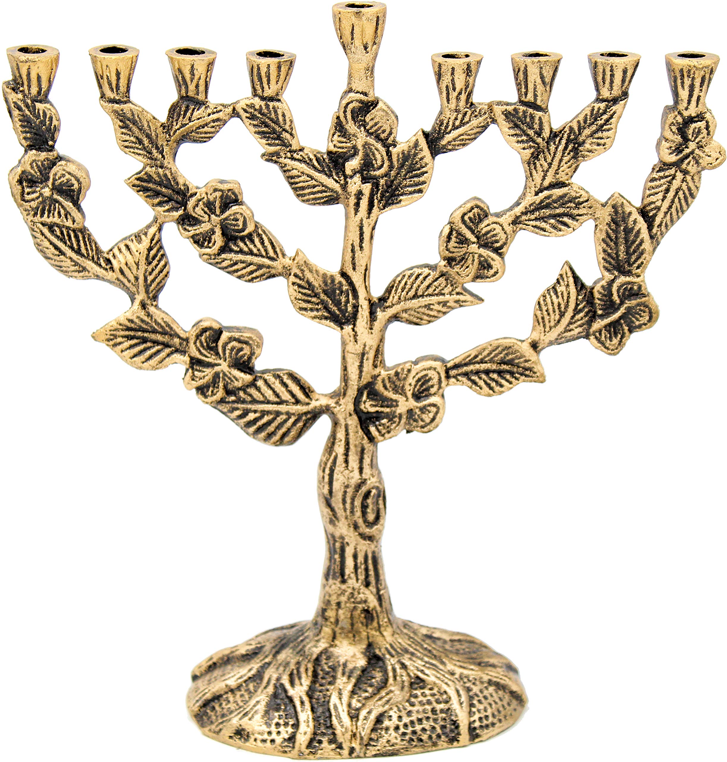 Buy Contemporary LED Electric Hanukkah Menorah, Battery Powered, 10.6
