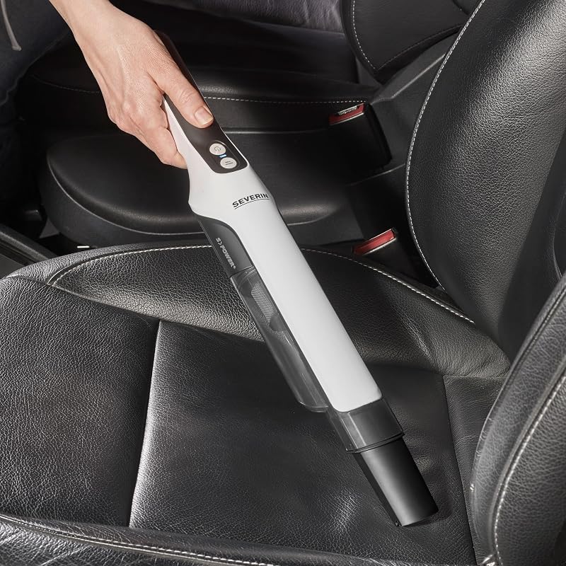 7140, Aspirabriciole a batteria, Autonomia fino a 30 min, Supporto con base di ricarica, 3 accessori inclusi, 2 velocità, Motore digitale 120 W
