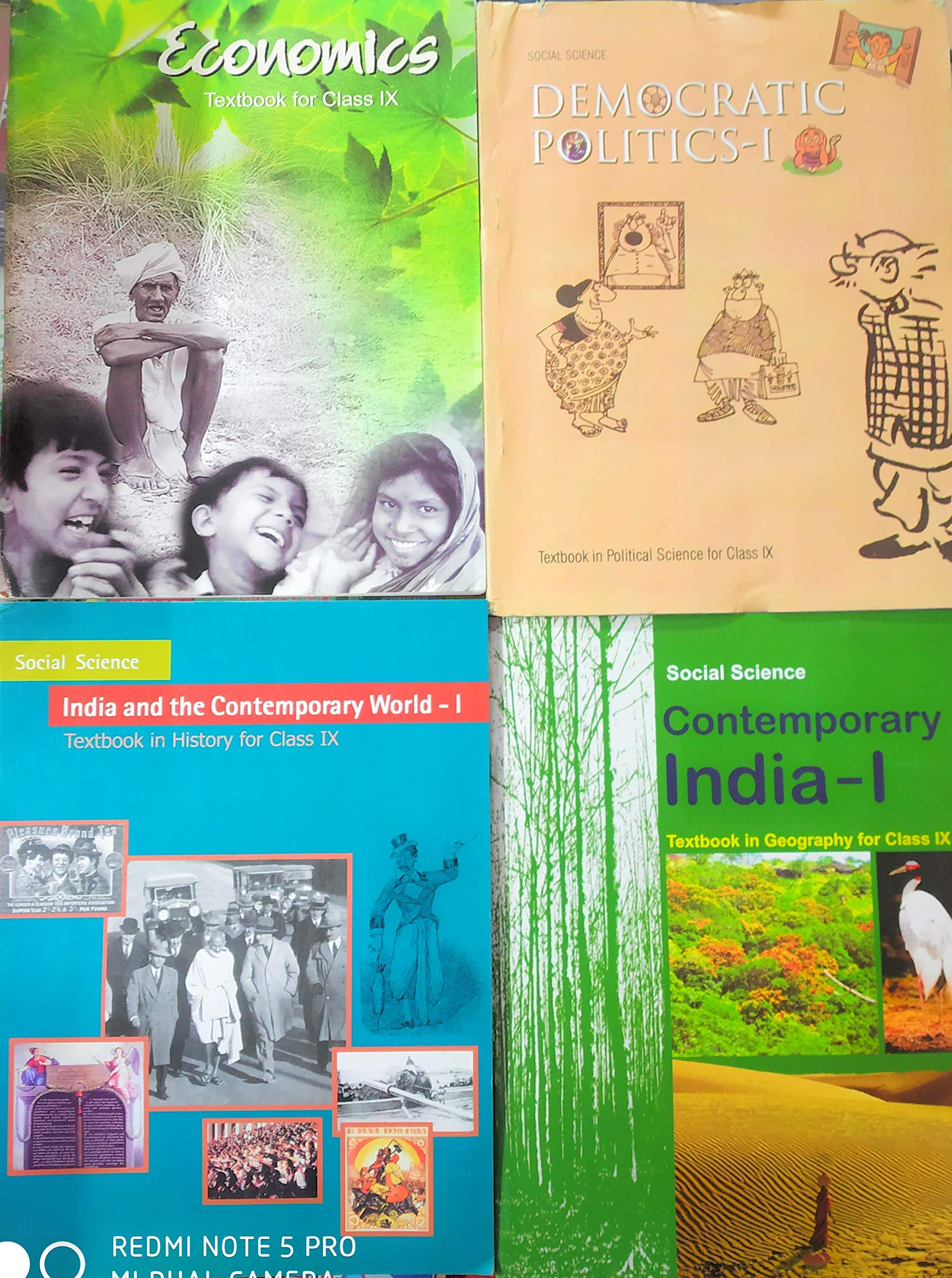 NCERT BOOK FOR ECONOMICS, HISTORY, GEOGRAPHY, POLITICS CLASS 9th (IX) IN COMBO PACK [Paperback] NCERT