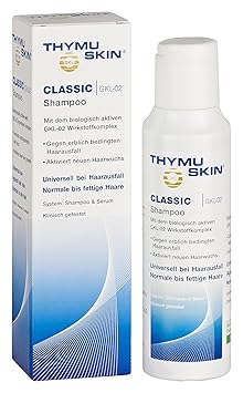 Thymuskin Classic Shampoo - Mittel gegen Haarausfall für Frauen & Männer - aktiviert neuen Haarwuchs - durch klinische Studie