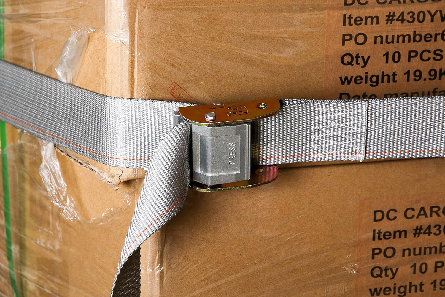 Tie Down Motorcycles Durable Cam Buckle Cargo TieDown ETrack Spring