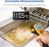 Etekcity Lasergrip 800 Non-Contact Infrared Thermometer -50°C to 750°C Yellow view 2