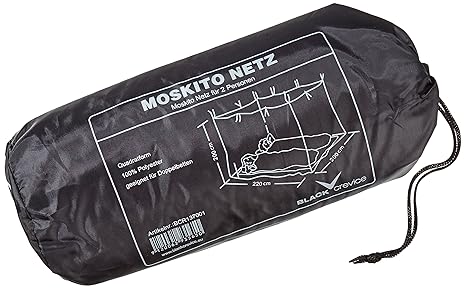 Black Crevice Moskitonetz weiß One size