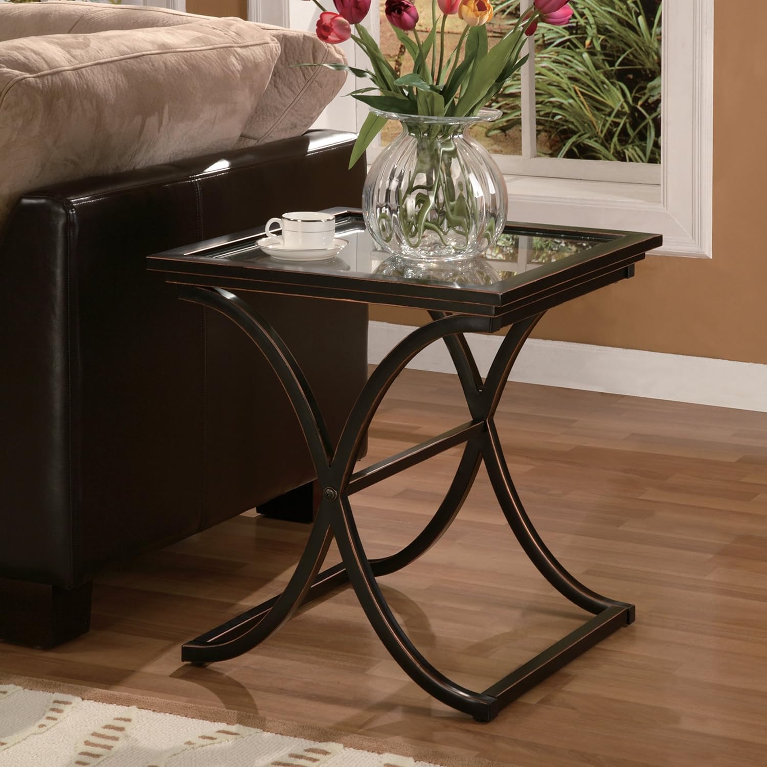 Best High Glass End Table