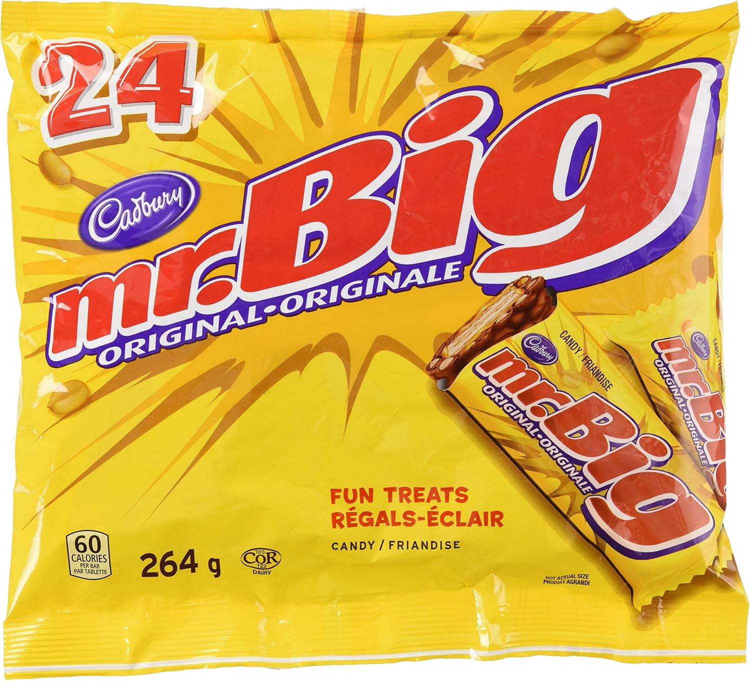 Cadbury Mr Big Chocolate Bars 24 Count Amazon Ca Grocery