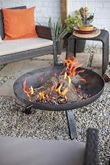 La Hacienda Pittsburgh Medium Firepit Industrial Steel 85cm Wide 33cm Deep view 5