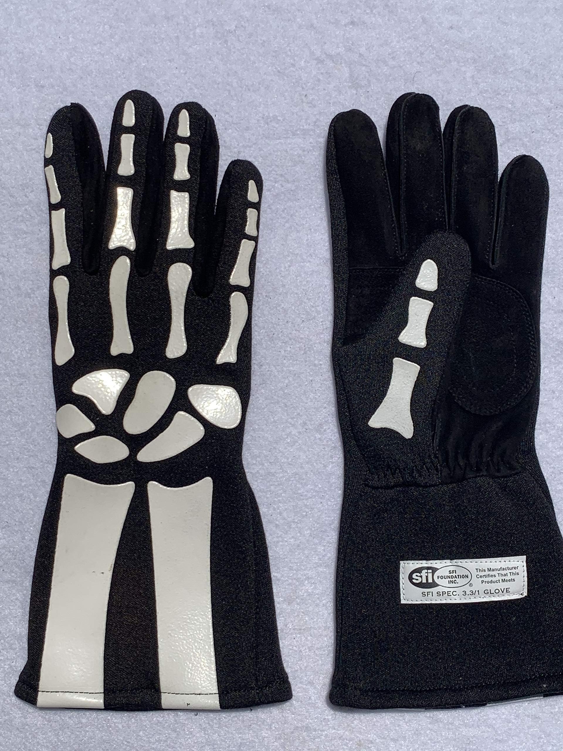 Cuircon | SFI-3.3/5 | Racing Nomex Double Layer Driving Gloves | NASCAR, Rally Drag Sports