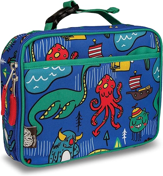Amazon Com Lonecone Kids Insulated Fabric Lunch Box Cute