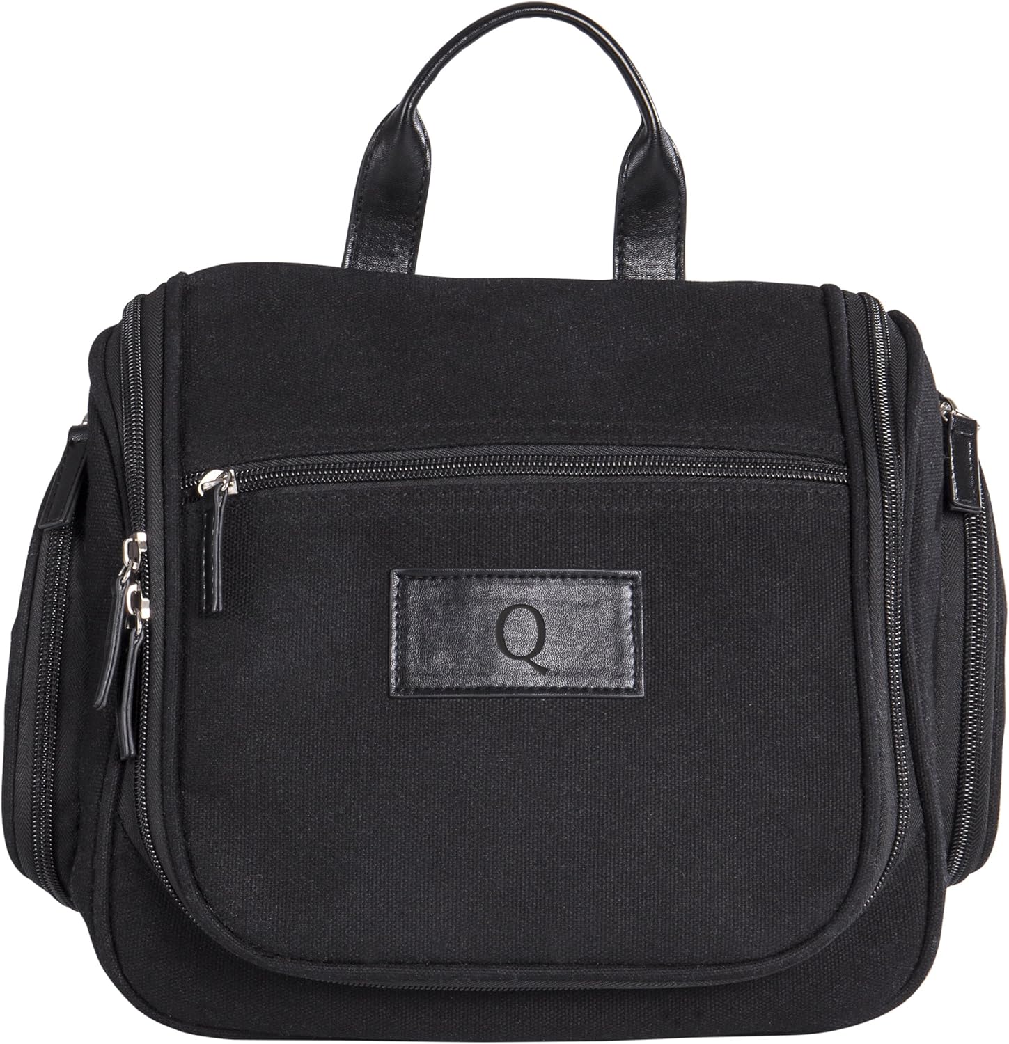 waxed canvas hanging toiletry bag