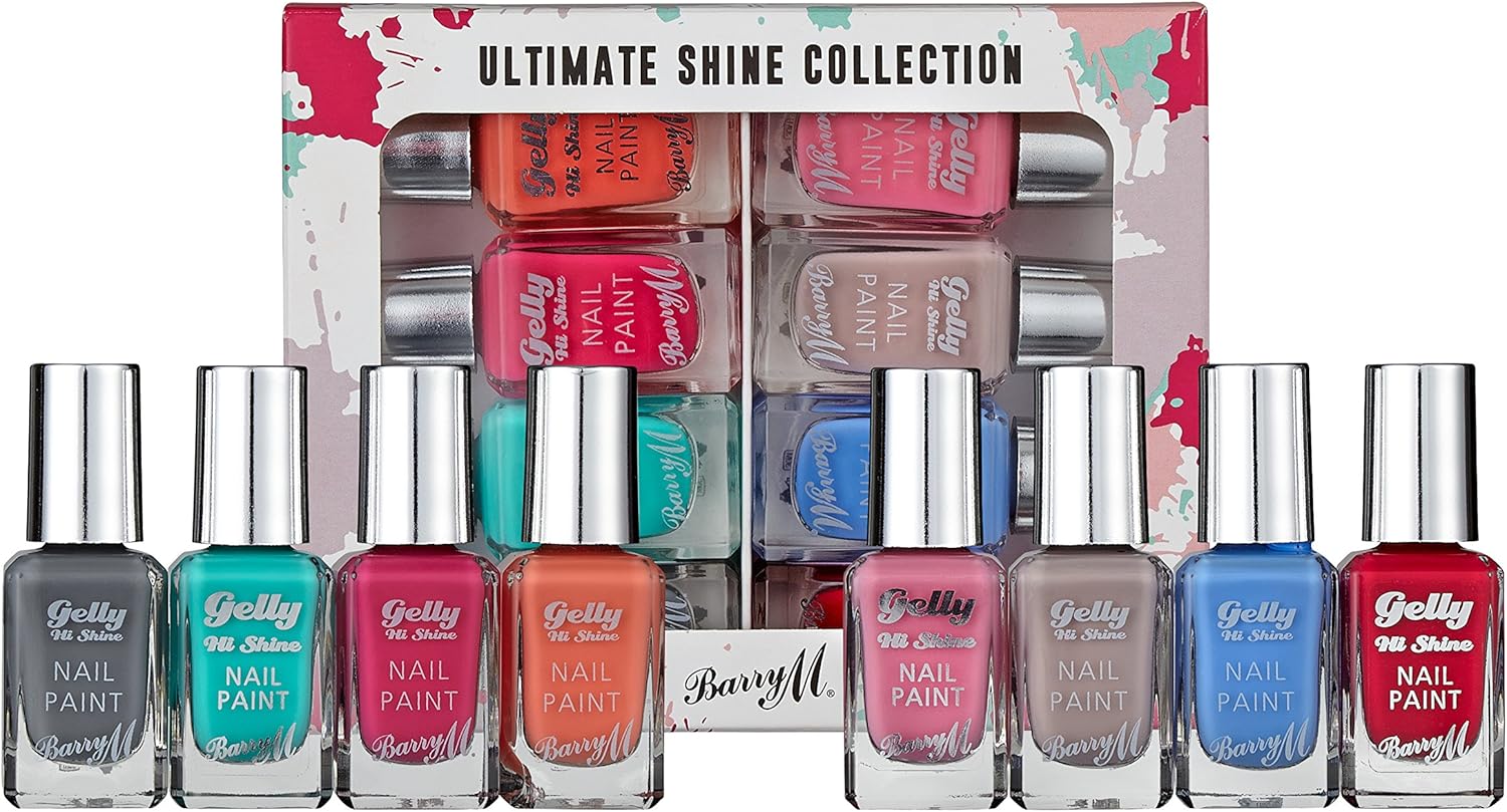 Barry M Cosmetics Ultimate Shine Nail Paint Gift Set Amazon.co.uk Beauty