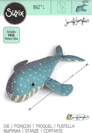 Sizzix Bigz Dies Fabi Edition-L Die - Whale by Jennifer Jangles