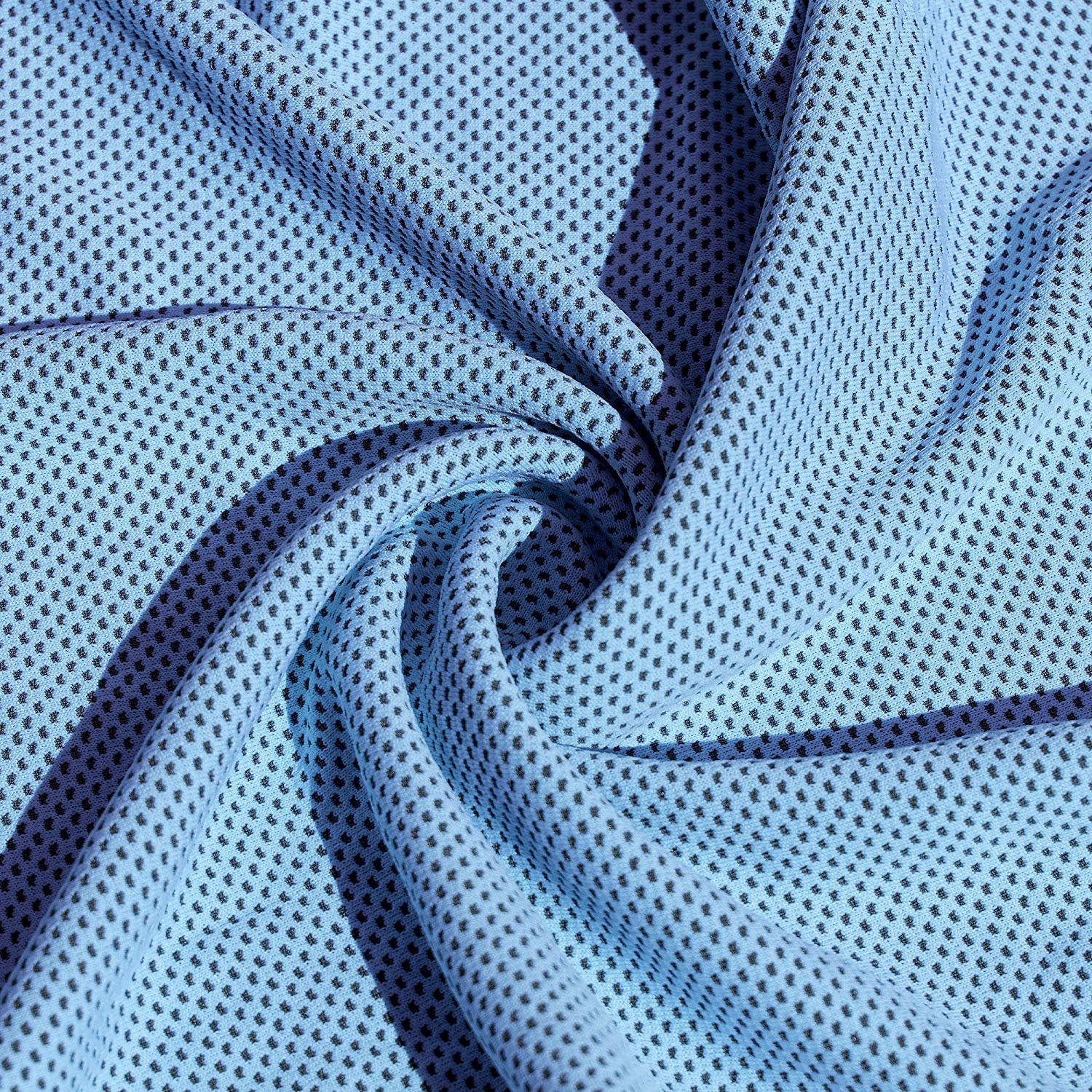 WISETON Cooling Towels,Sports Cooling Towels for Men Women, Instant Relief Breathable Mesh Towels for Golf,Work Out,Fitness,Gym,Yoga,-Set of 2 with a Waterproof Bag and Carabiner