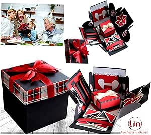 LINNY17904, caja sorpresa, caja de explosión, álbum de fotos ...