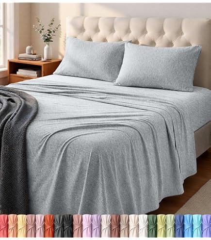 Amazon.com: Comfort Lab Queen Jersey Modal Sheet Set, 4-Piece