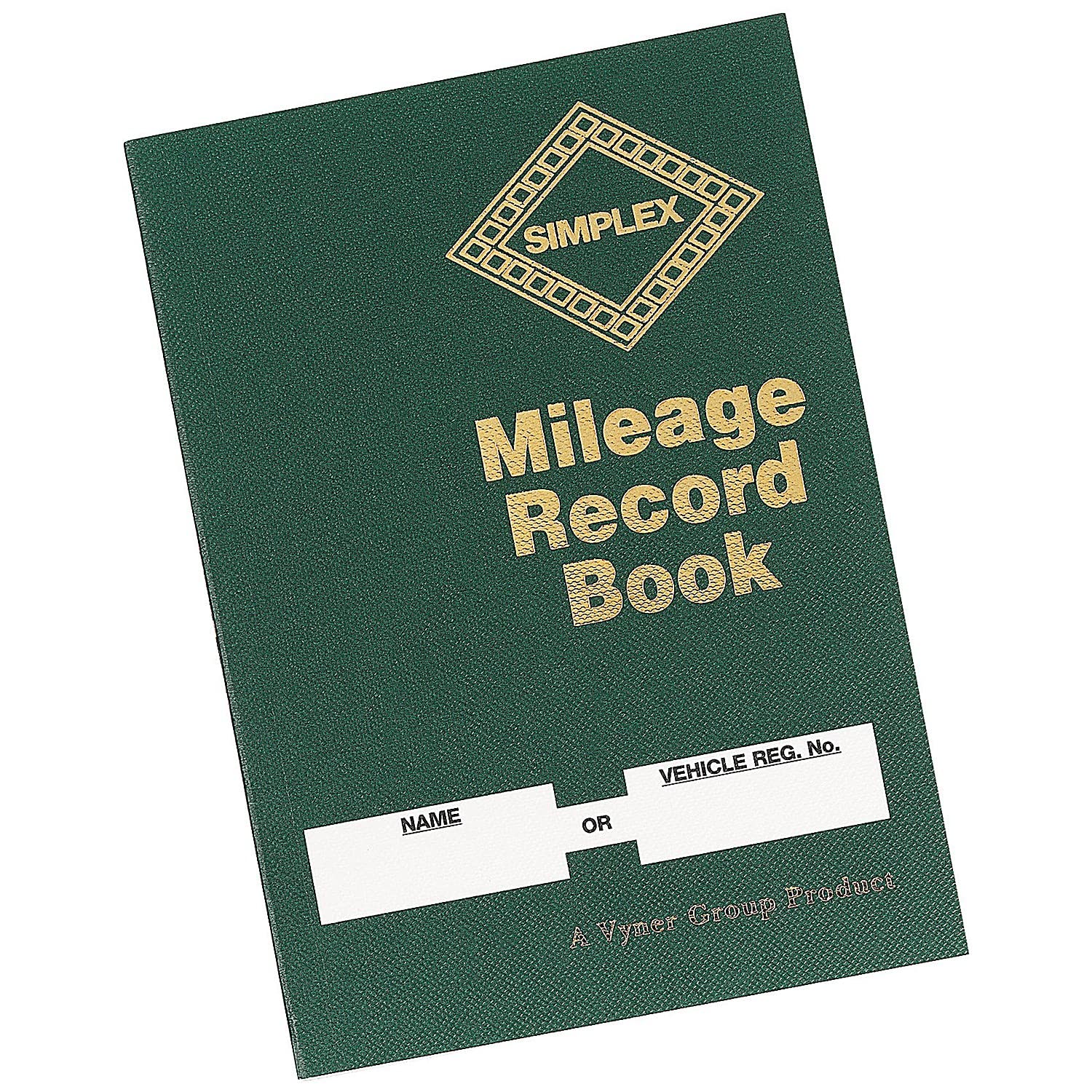 Simplex Mileage Record Book