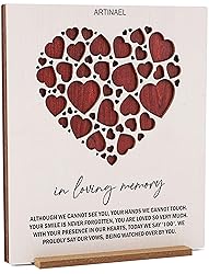 ARTINAEL in Loving Memory Wedding Sign - Heartfelt