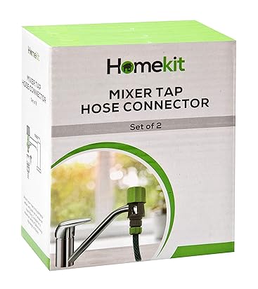 2 St. Wasserhahnadapter für Gartenschlauch in Küche universal 2 Größen