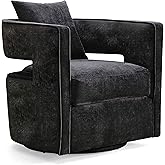 Tov Furniture Kennedy Swivel Chair (Black)