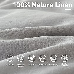 Simple&Opulence 100% Nature Pure Linen Fabric 78