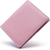 Bveyzi Ultra Slim Small RFID Wallet for Women, Leather Tiny Thin Bifold Pocket Ladies Wallet