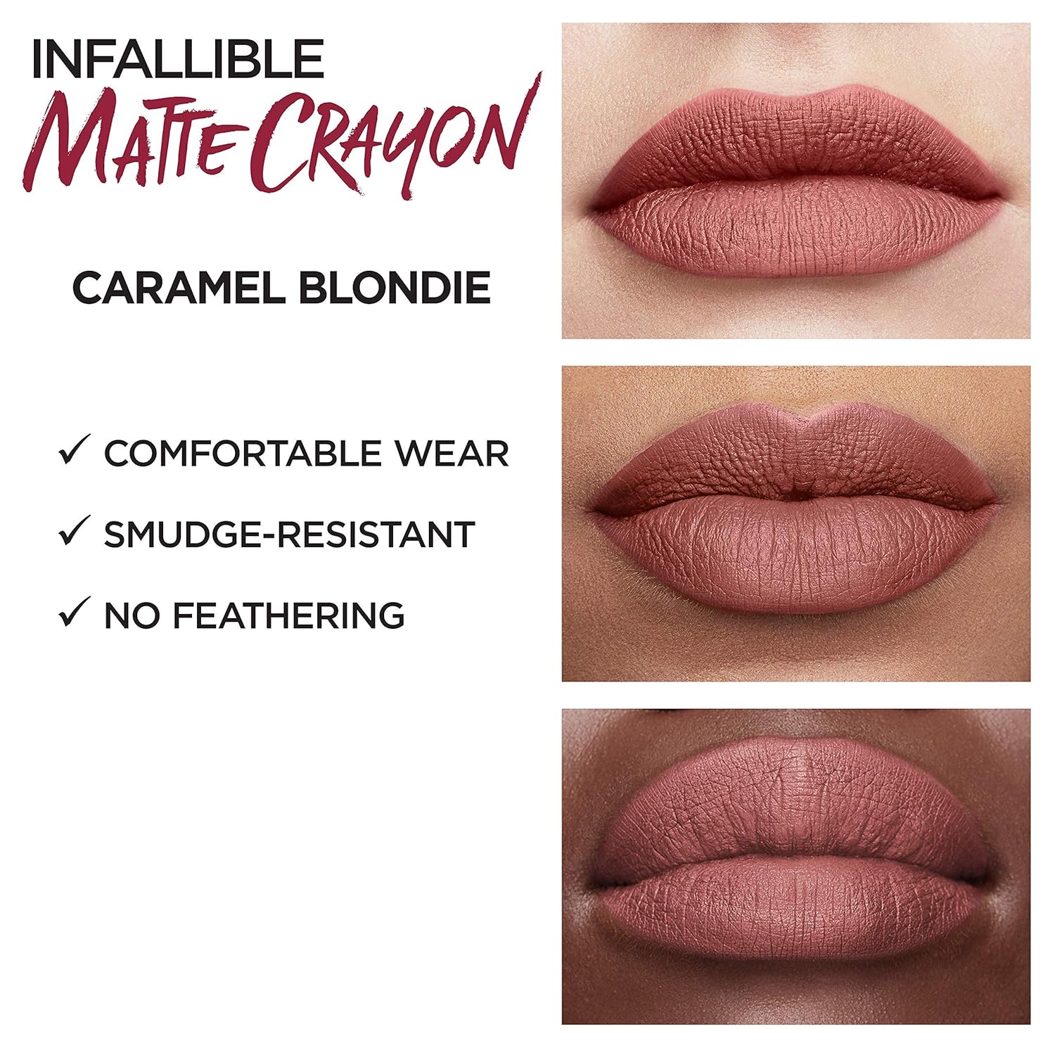 Amazon Com L Oreal Paris Infallible Matte Lip Crayon Lasting