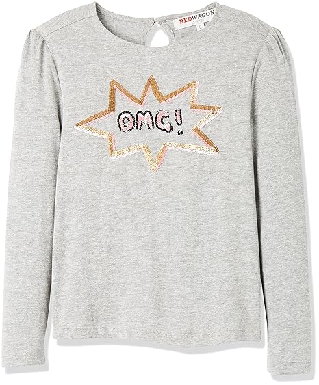 maglietta con paillettes bambina