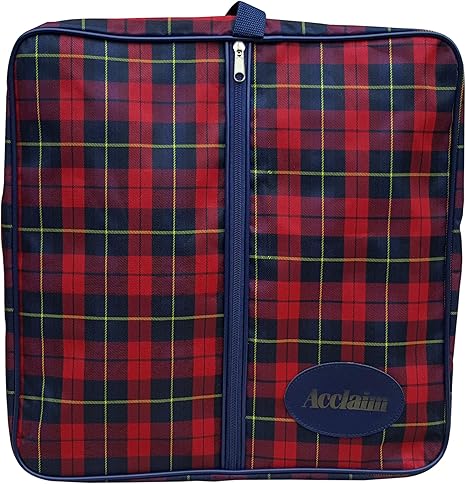 tartan shoes and bag