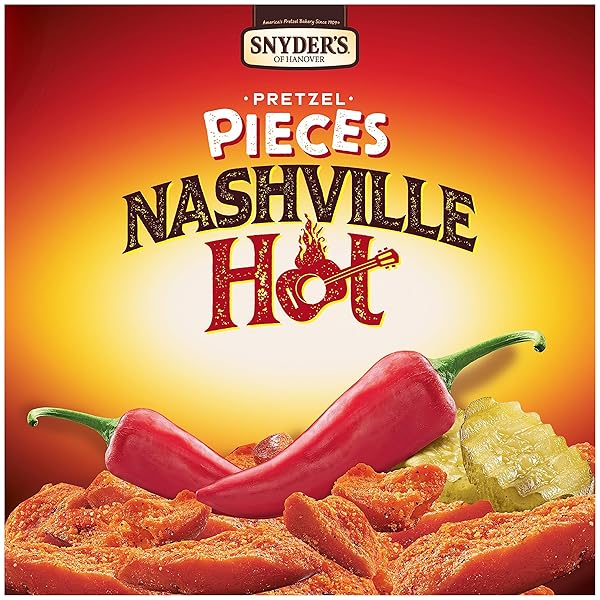 SNYDER’S OF HANOVER PRETZEL PIECES, NASHVILLE HOT, 11.25 OZ