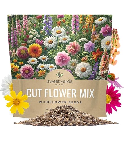 Amazon.com: UtopiaSeeds 白色野花種子混合- 吸引蜂鳥和蝴蝶