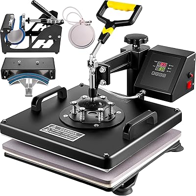 5 in 1 digital heat press