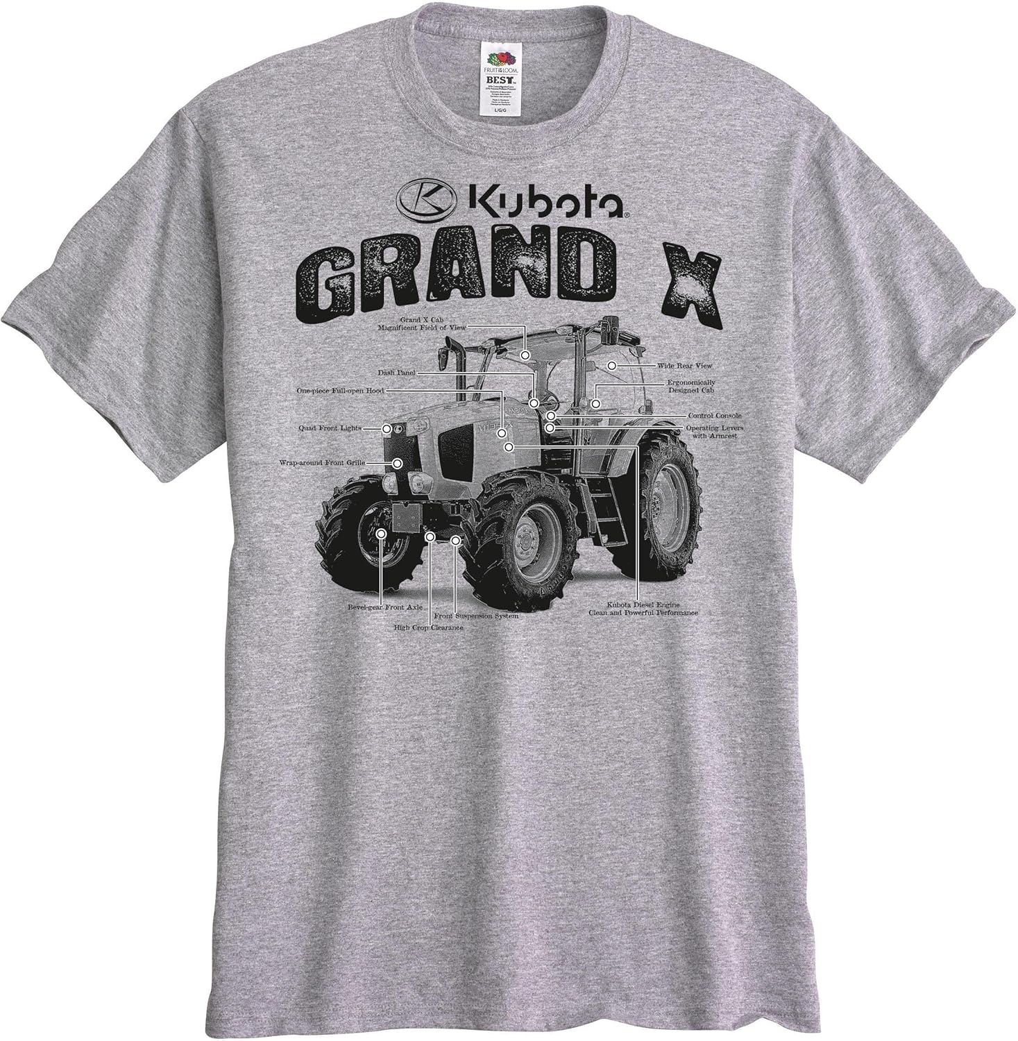 Kubota Grand X Series Tractor Feature TShirt (2XL)