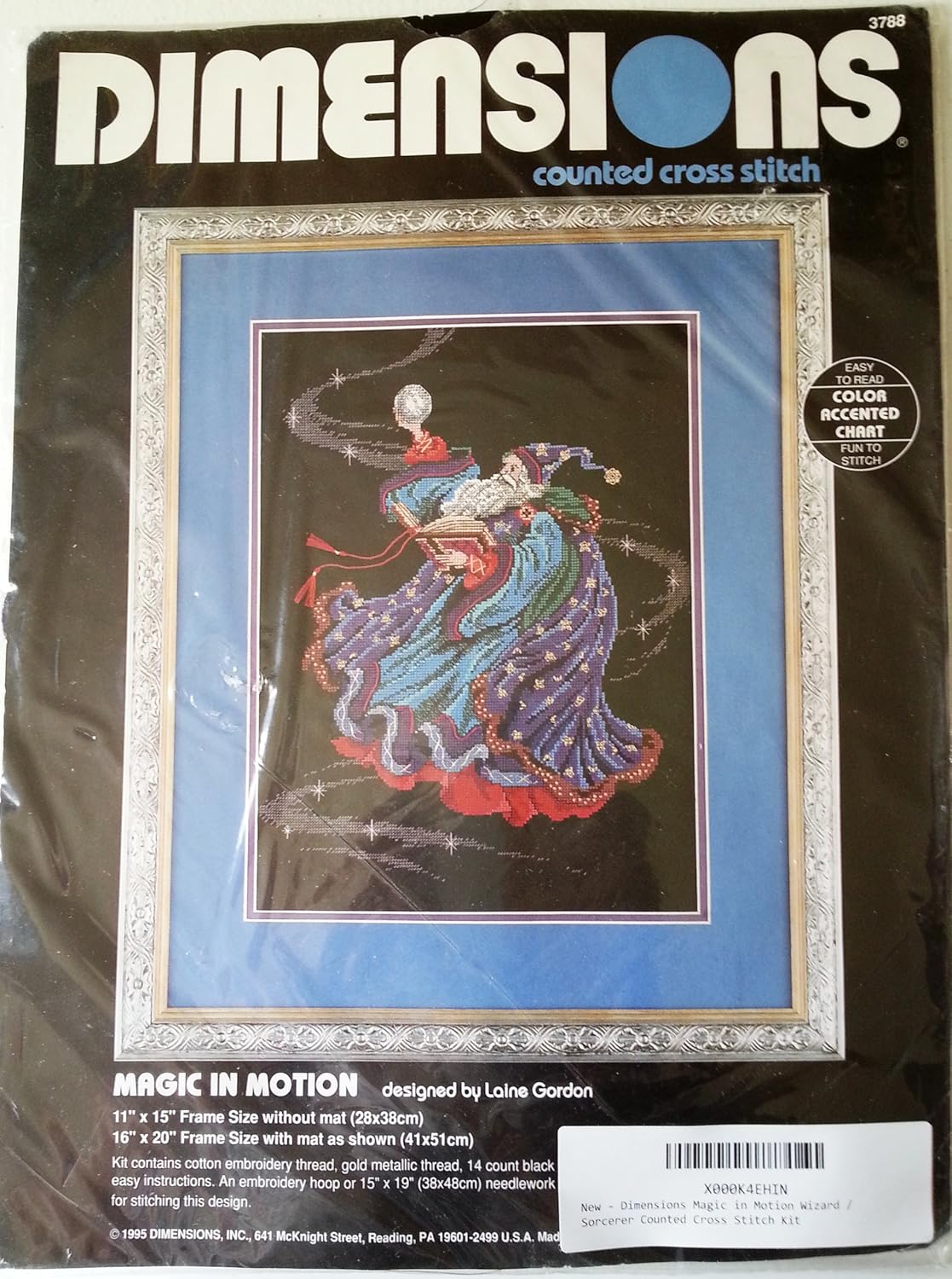 Dimensions Magic In Motion Wizard Sorcerer Counted Cross Stitch Kit 