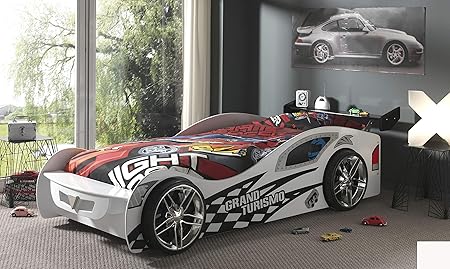 kids racing bed