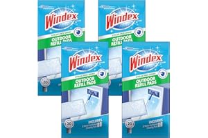 Windex All-In-One Window Cleaner Pads Refill, 2ct (Pack of 4)