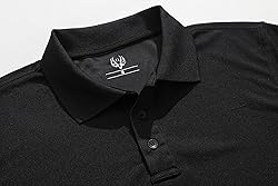KAOKLRNI Men's Quick-Dry Active Polo Shirts Short