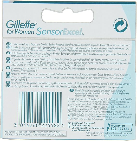 gillette sensor excel femme
