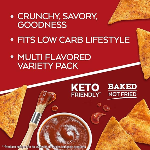 ATKINS CHIPOTLE BBQ PROTEIN CHIPS, 4G NET CARBS, 13G PROTEIN, GLUTEN FREE, LOW GLYCEMIC, KETO FRIENDLY, 12 COUNT