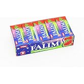Falim Sugarless Plain Gum Watermelon Flavored, (20 Pack (100 Pieces))