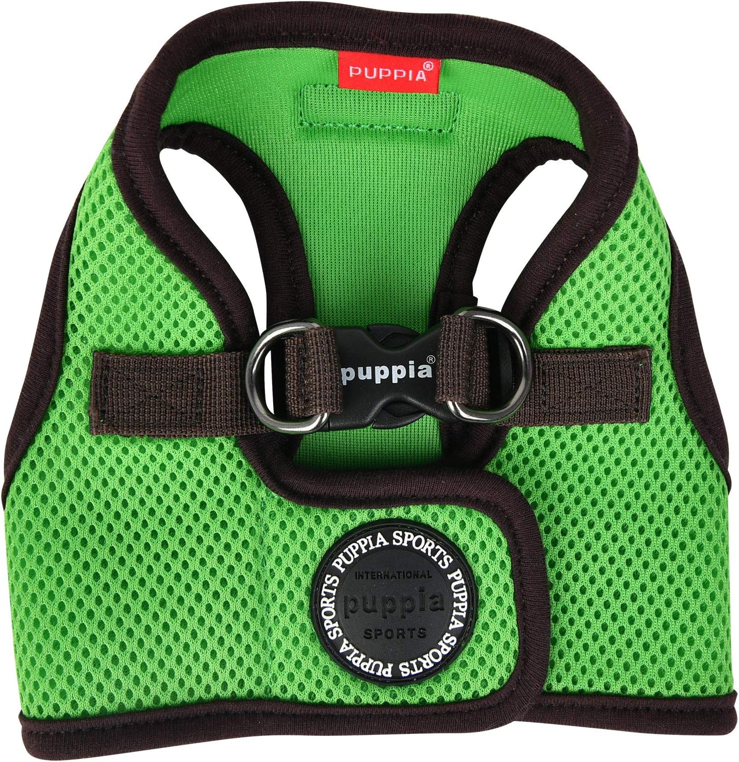 Puppia Soft Vest Dog Harness II and adjustable harness for small or medium dogs, Green, XL - Image 3