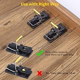 Trisiki 6 Pack Heavy Duty Snap Mouse Traps Reusable Catch Instantly UK view 4