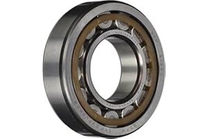 SKF NU 205 ECP/C3 Cylindrical Roller Bearing, Single Row, Removable Inner Ring, Straight Bore, High Capacity, C3 Clearance, Polyamide/Nylon Cage, Metric, 25mm Bore, 52mm OD, 15mm Width