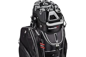 Founders Club 3rd Generation Club Lock Organizer Golf Cart Bag with 14 Way Anti Rattle Divider Top- Free Snap On Rain Hood-Full Length Dividers